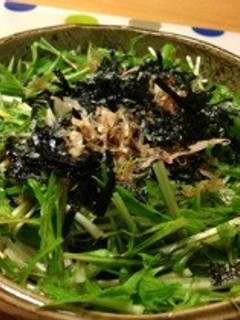 サッパリ美味しい☆水菜サラダ-レシピのメイン写真