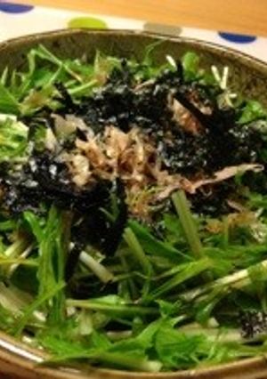 サッパリ美味しい☆水菜サラダ-レシピのメイン写真
