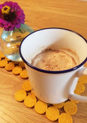 牛乳とシナモンシュガーのホットドリンク-レシピのメイン写真