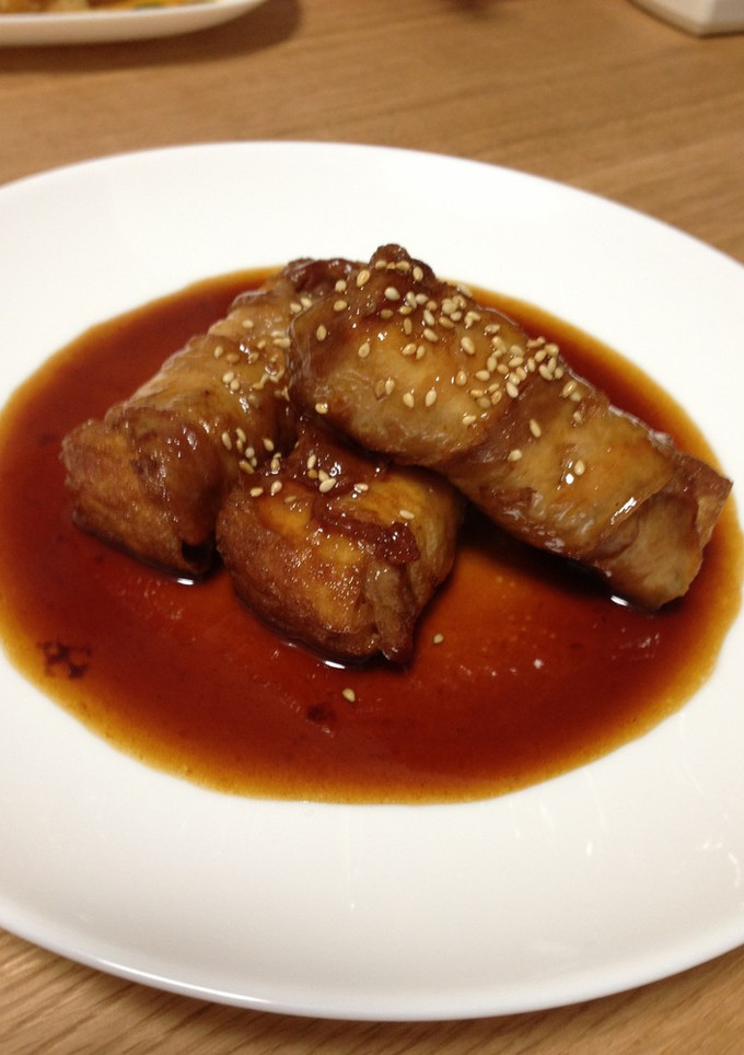 絹厚揚げの肉巻き＊照焼風-レシピのメイン写真