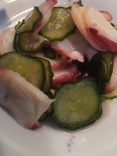 寿司酢でタコと胡瓜の酢の物-レシピのメイン写真