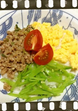三色ご飯-レシピのメイン写真