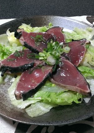 鰹のカルパッチョ風サラダ-レシピのメイン写真