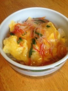 簡単かに玉丼-レシピのメイン写真