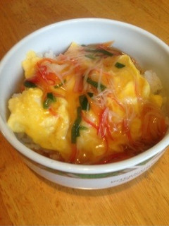 簡単かに玉丼-レシピのメイン写真