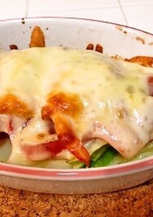 キャベツとトマトの重ねオーブン焼き☆-レシピのメイン写真