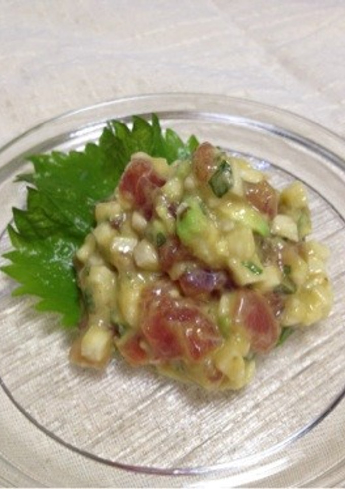 マグロと長芋とアボカドの和え物-レシピのメイン写真