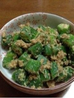 オクラの胡麻和え-レシピのメイン写真