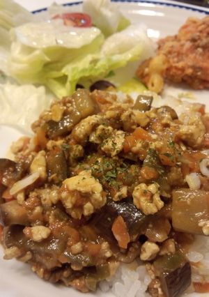 豆腐となすの野菜たっぷりドライカレー-レシピのメイン写真