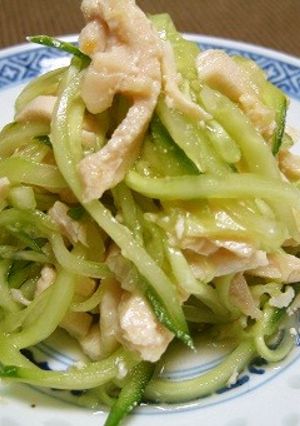 中華の定番♪鶏肉と胡瓜の甘酢和え-レシピのメイン写真
