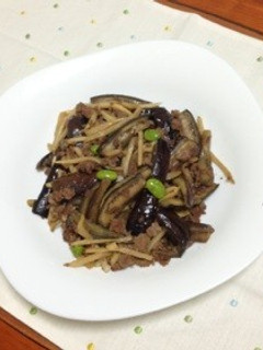 ひき肉と野菜のオイスター炒め-レシピのメイン写真
