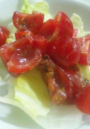 やみつき★プチトマトのおかかマリネ-レシピのメイン写真