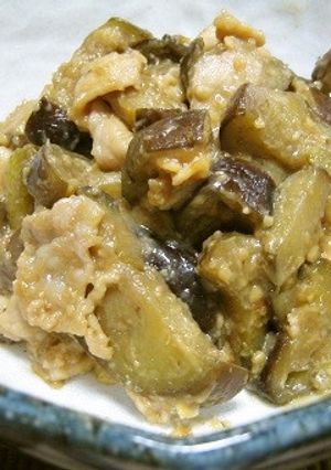 母の味♪信州の田舎料理・なすの鉄火みそ-レシピのメイン写真