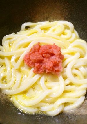 明太子釜玉うどん-レシピのメイン写真