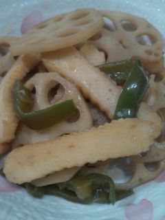 レンコンの炒め煮-レシピのメイン写真