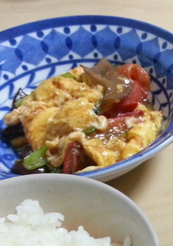 トマトときくらげの卵炒め-レシピのメイン写真