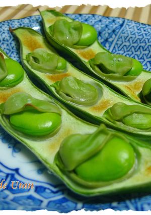 短時間で焼きそら豆✿-レシピのメイン写真