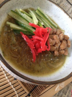 おやつに夜食に☆納豆ところてん-レシピのメイン写真