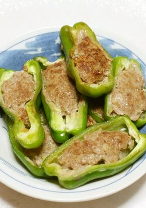 ピーマンの肉詰め-レシピのメイン写真
