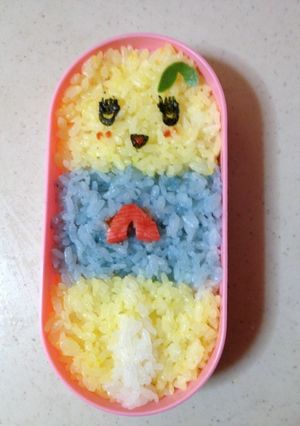 ふなっしーキャラ弁デコ弁★詰めご飯ver-レシピのメイン写真
