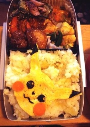 ピカチュウキャラ弁-レシピのメイン写真
