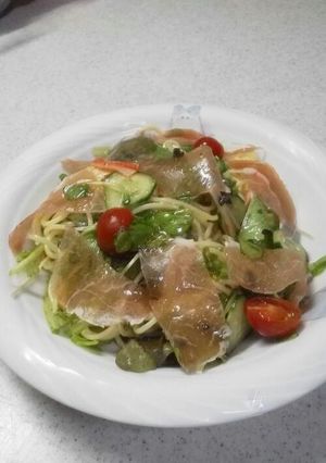 野菜タップリ冷製パスタ-レシピのメイン写真