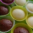 簡単フライパンdeチーズ&ココア蒸しパン