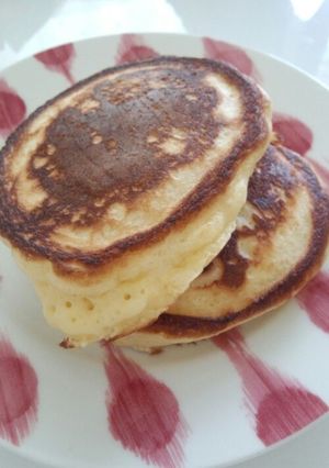 牛乳がないときのホットケーキ-レシピのメイン写真