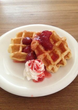 ベルギーワッフル⁈-レシピのメイン写真