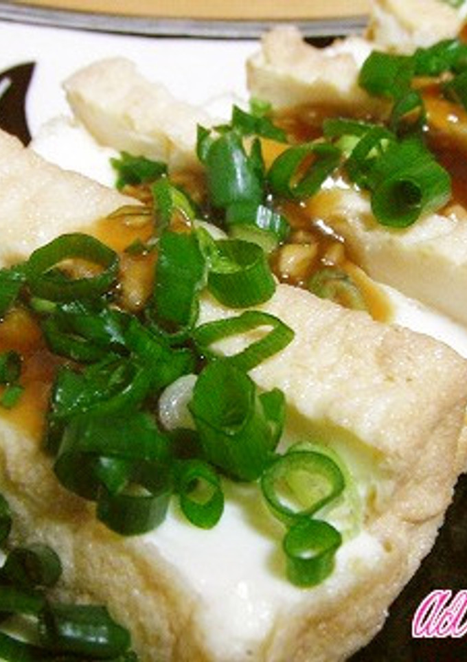 簡単☆生姜ごま甘だれのひんやり厚揚げ-レシピのメイン写真