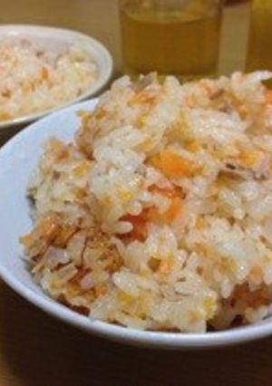 人参色がとっても綺麗☆シーチキンご飯-レシピのメイン写真