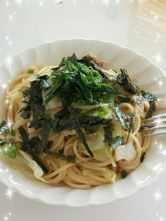 残りもので☆ツナときゃべつの和風パスタ-レシピのメイン写真