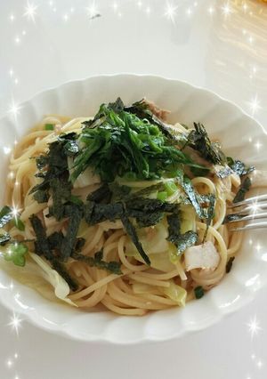 残りもので☆ツナときゃべつの和風パスタ-レシピのメイン写真