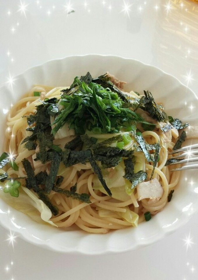 残りもので☆ツナときゃべつの和風パスタ-レシピのメイン写真