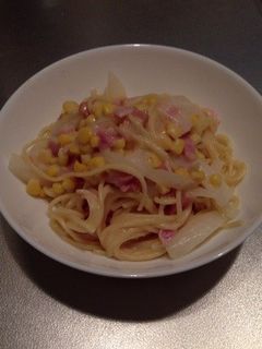 簡単 クリームパスタ-レシピのメイン写真