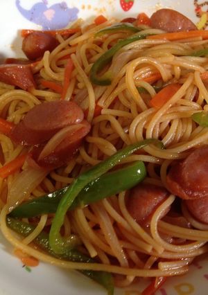 懐かしのナポリタン-レシピのメイン写真