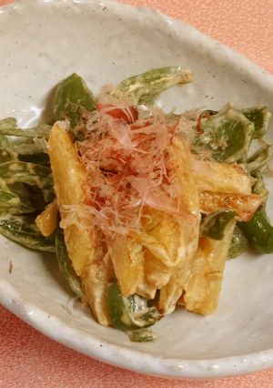 ピーマンとじゃがいものマヨ醤油炒め-レシピのメイン写真