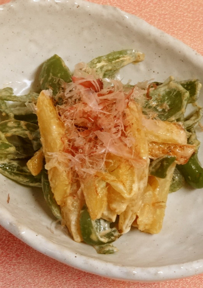 ピーマンとじゃがいものマヨ醤油炒め-レシピのメイン写真