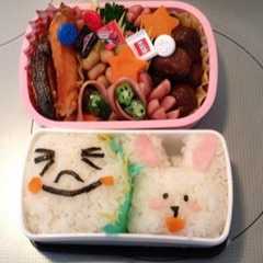 キャラ弁☆LINEのコニーとムーン弁当☆-レシピのメイン写真