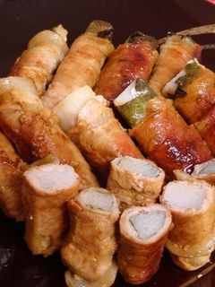 山芋の豚肉巻き カレー醤油味-レシピのメイン写真