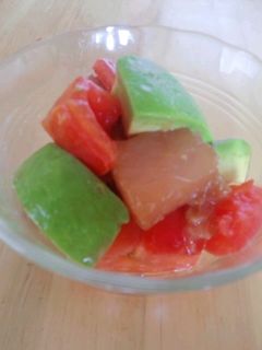 まぐろとトマトとアボカドのサラダ-レシピのメイン写真