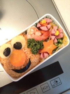 キャラ弁☆セサミストリートのエルモ-レシピのメイン写真
