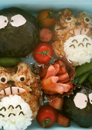 卵乳アレルギー対応トトロおにぎり-レシピのメイン写真