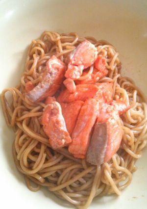 鮭焼きそば-レシピのメイン写真