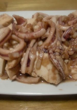 豆腐といかのオイスターソース炒め-レシピのメイン写真