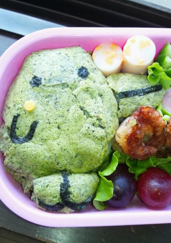 幼稚園弁当☆手作り野菜ｼｰﾄでくちぱっち-レシピのメイン写真