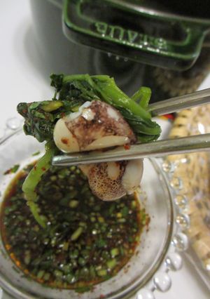 醤油ヤンニョムでクレソンとヒイカしゃぶ-レシピのメイン写真