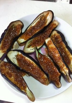 茄子の田楽 胡麻味噌味-レシピのメイン写真