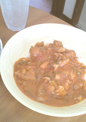 鶏肉のトマト＆ココナッツミルクの煮込み-レシピのメイン写真