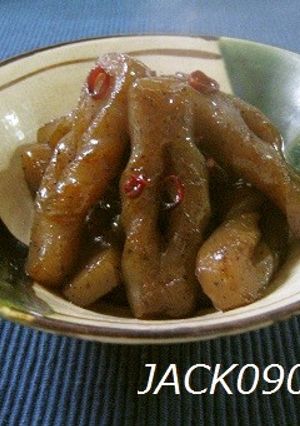 母の味♪こんにゃくの甘辛ごま油炒め-レシピのメイン写真
